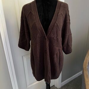 Cozy Chocolate Women's Cardigan